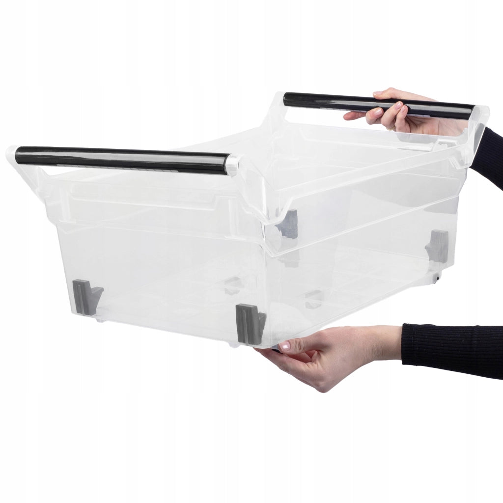 Contenitore organizer KADAX per mobili da cucina, con ruote, 58x38x25 cm, 30 litri.