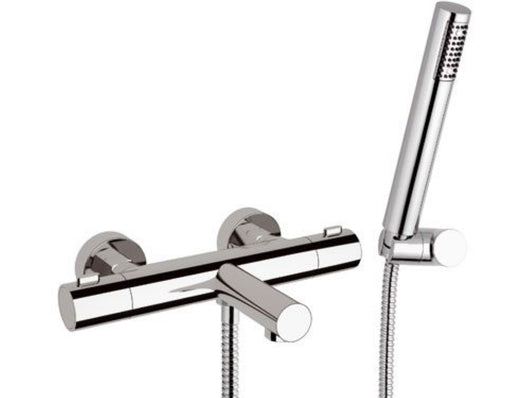 Rubinetto termostatico esterno vasca con kit doccia - serie elegance