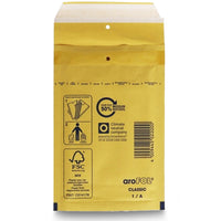 Buste per Spedizioni 10 Pezzi Imbottite Pluriball Gialle Dimensioni 18 x 16,5cm