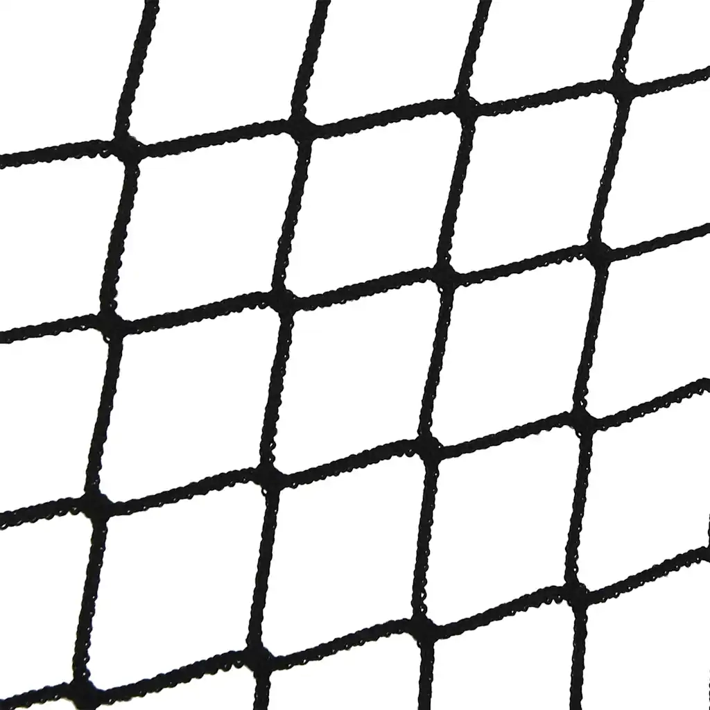 Rete per Rimorchio con Corda Elastica Nero 3x3 m in PP 4012286