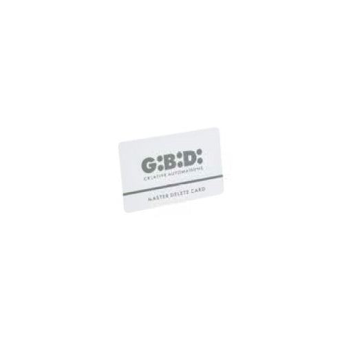MASTER CARD PER RIMUOVERE UTENTI PER DCD200 GIBIDI AU03073 AUTOMAZIONE ORIGINALE