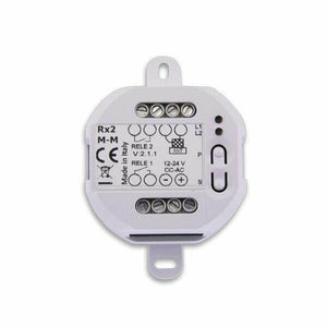 RICEVITORE MINI MULTIFREQUENZA A 2 CANALI B&B MFM F0-RX2-MFM-3A AUTOMAZIONE