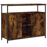 Buffet credenza cassettiera armadio mobile contenitore organizer per cucina soggiorno salotto 100 x 35 x 80 cm legno ingegnerizzato marrone 02_0030834