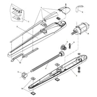 MOTORE BENINCA' 9686767 RICAMBIO ORIGINALE AUTOMAZIONE AUTOMATISMI GARANZIA