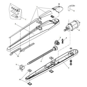 MOTORE BENINCA' 9686767 RICAMBIO ORIGINALE AUTOMAZIONE AUTOMATISMI GARANZIA