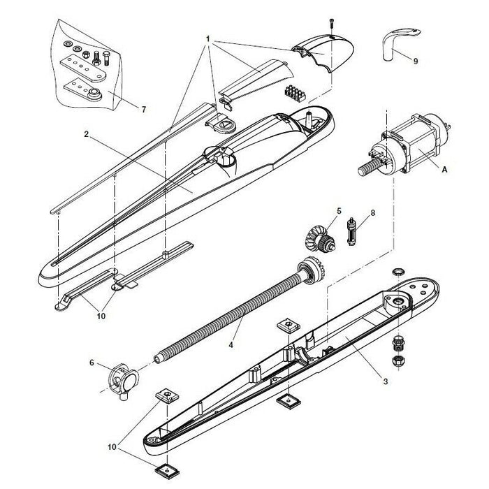 MOTORE BENINCA' 9686767 RICAMBIO ORIGINALE AUTOMAZIONE AUTOMATISMI GARANZIA