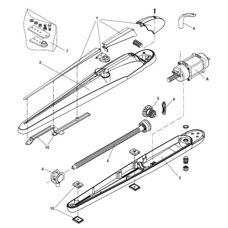 MOTORE BENINCA' 9686767 RICAMBIO ORIGINALE AUTOMAZIONE AUTOMATISMI GARANZIA