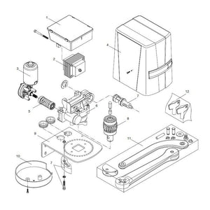 MOTORE BENINCA' 9686483 RICAMBIO ORIGINALE AUTOMAZIONE AUTOMATISMI GARANZIA