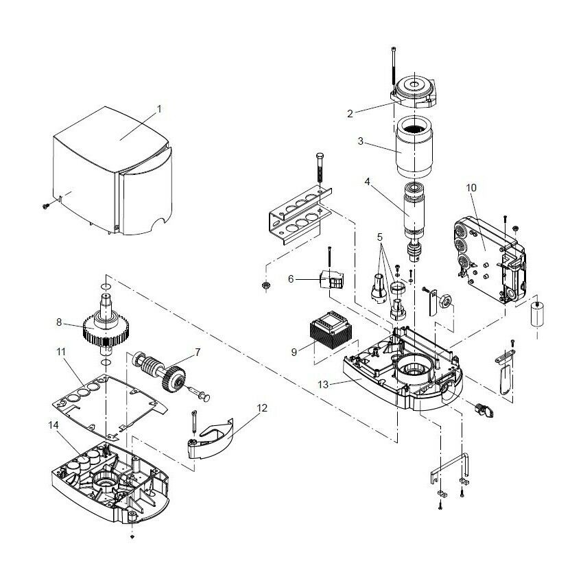 CENTRALE + CONDENSATORE BENINCA' 9686929 RICAMBIO ORIGINALE AUTOMAZIONE GARANZIA