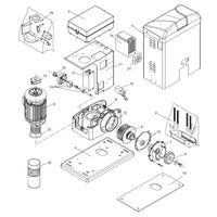 SUPPORTO CENTRALE BENINCA' 9688097 RICAMBIO ORIGINALE AUTOMAZIONE AUTOMATISMI