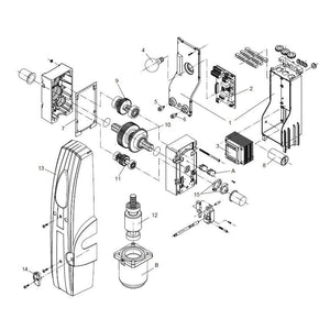 CONTENITORE CENTRALE BENINCA' 9686103 RICAMBIO ORIGINALE AUTOMAZIONE AUTOMATISMI