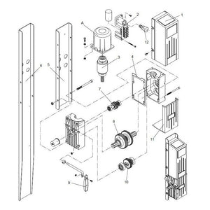 ALBERO MOTORE BENINCA' 9686008 RICAMBIO ORIGINALE AUTOMAZIONE AUTOMATISMI NUOVO