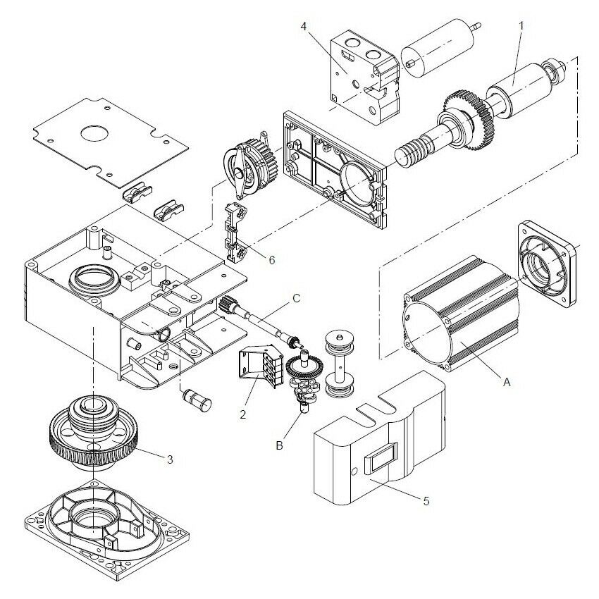 MOTORE BENINCA' 9686857 RICAMBIO ORIGINALE AUTOMAZIONE AUTOMATISMI GARANZIA