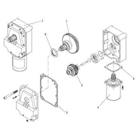 MOTORIDUTTORE BENINCA' 9686472 RICAMBIO ORIGINALE AUTOMAZIONE AUTOMATISMI NUOVO