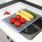 Afdriuiprek per servizio da cucina con tela inclinabile e rottura automatica per asciugare verdure e frutta (43 x 305 cm)