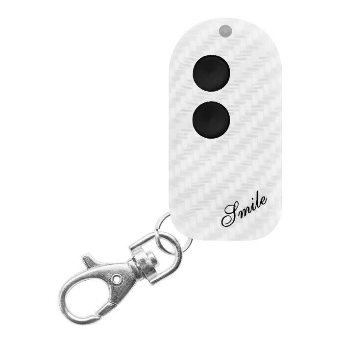 RADIOCOMANDO CODICE FISSO CON 2 TASTI NOLOGO SMILE-CC AUTOMAZIONE AUTOMATISMI