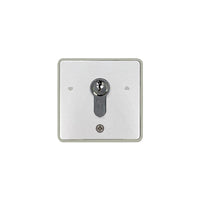 SELETTORE DA ESTERNO START/STOP ALLUMINIO CILINDRO EUROPEO VDS PLA-E 198-I