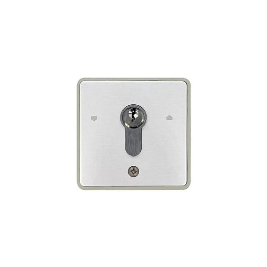 SELETTORE DA ESTERNO START/STOP ALLUMINIO CILINDRO EUROPEO VDS PLA-E 198-I