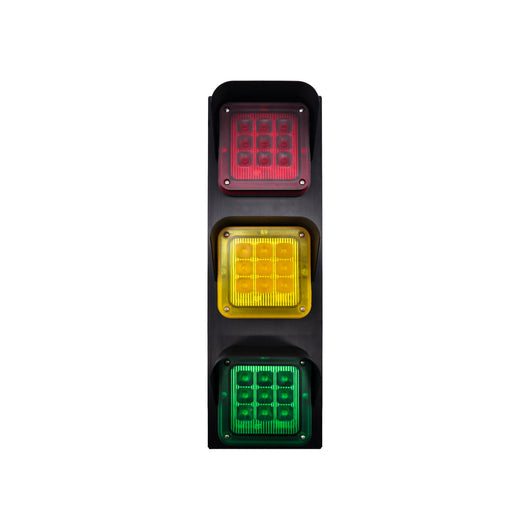 SEMAFORO 3 LUCI ROSSO-GIALLO-VERDE 12/24V VDS SEM-3 550/3025 AUTOMAZIONE NUOVO