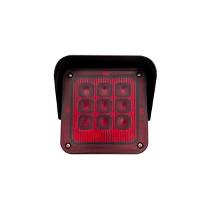 SEMAFORO 1 LUCE ROSSO 12/24V VDS SEM-1 550/3040 AUTOMAZIONE AUTOMATISMI GARANZIA