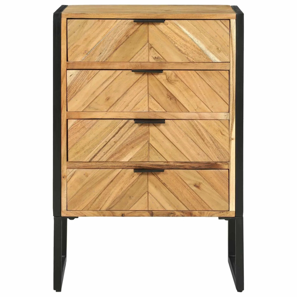 Credenza 50 x 35 x 75 cm Legno massello di acacia 374110