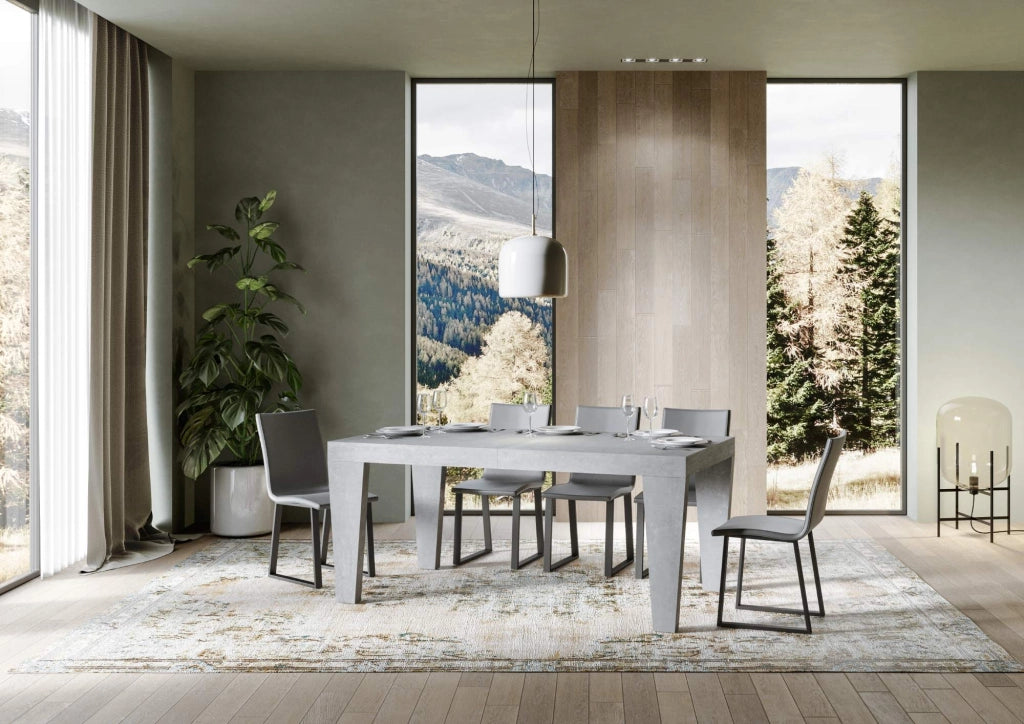 Tavolo allungabile 180/440x90 cm Spimbo Premium cemento