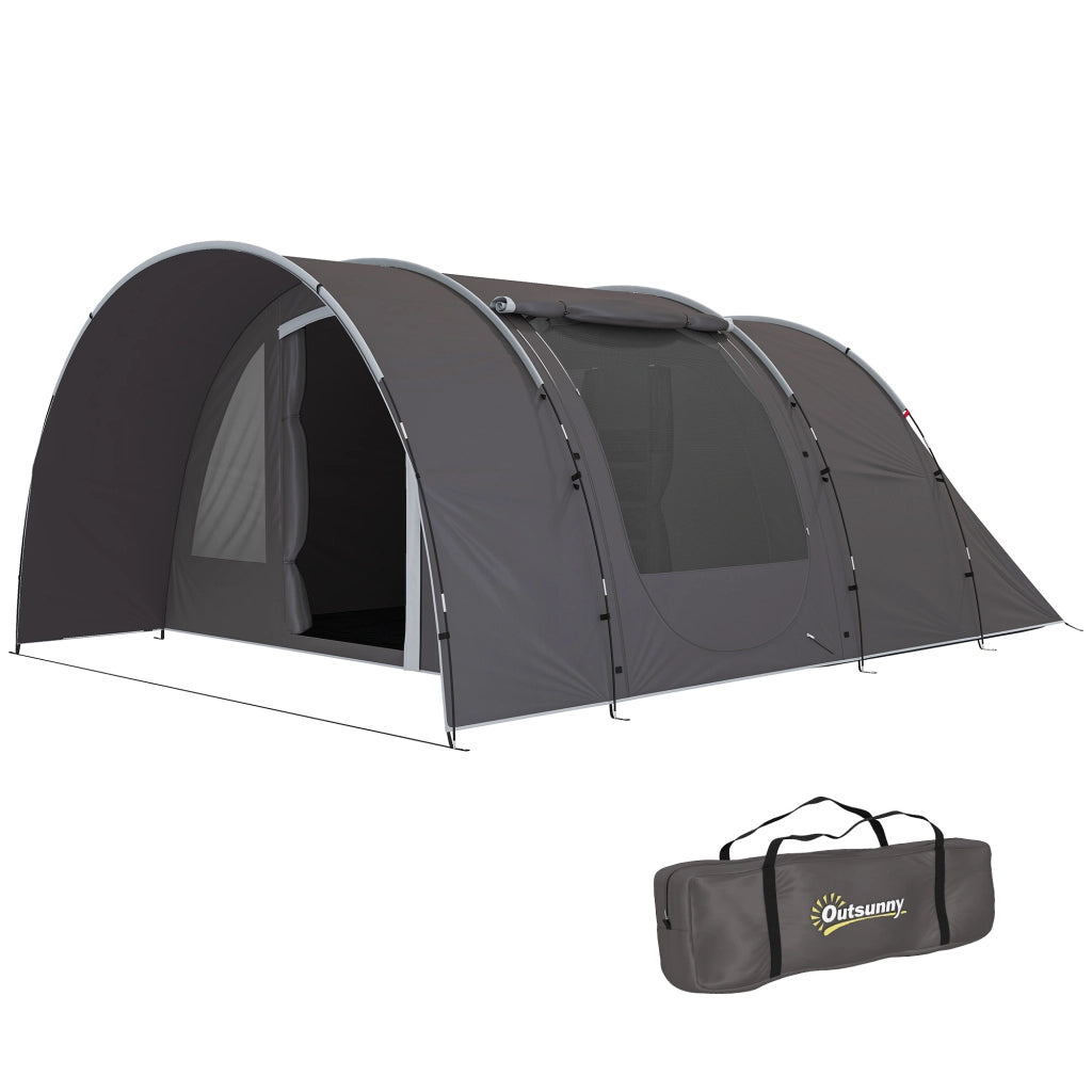 Tenda da campeggio per 4-6 persone ¨C zephmum ¨C grigio