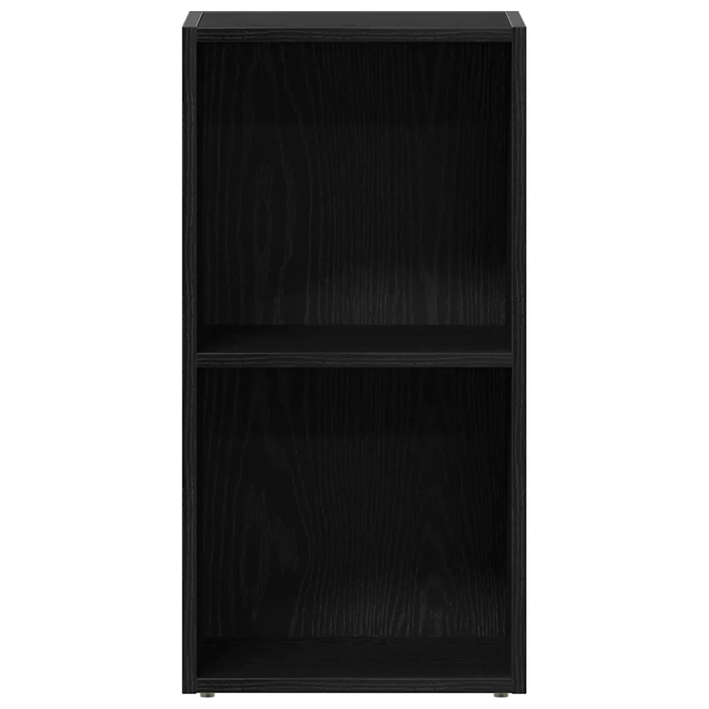Scatola per Contenitori LP in Rovere Nero 71x34x36cm Truciolato