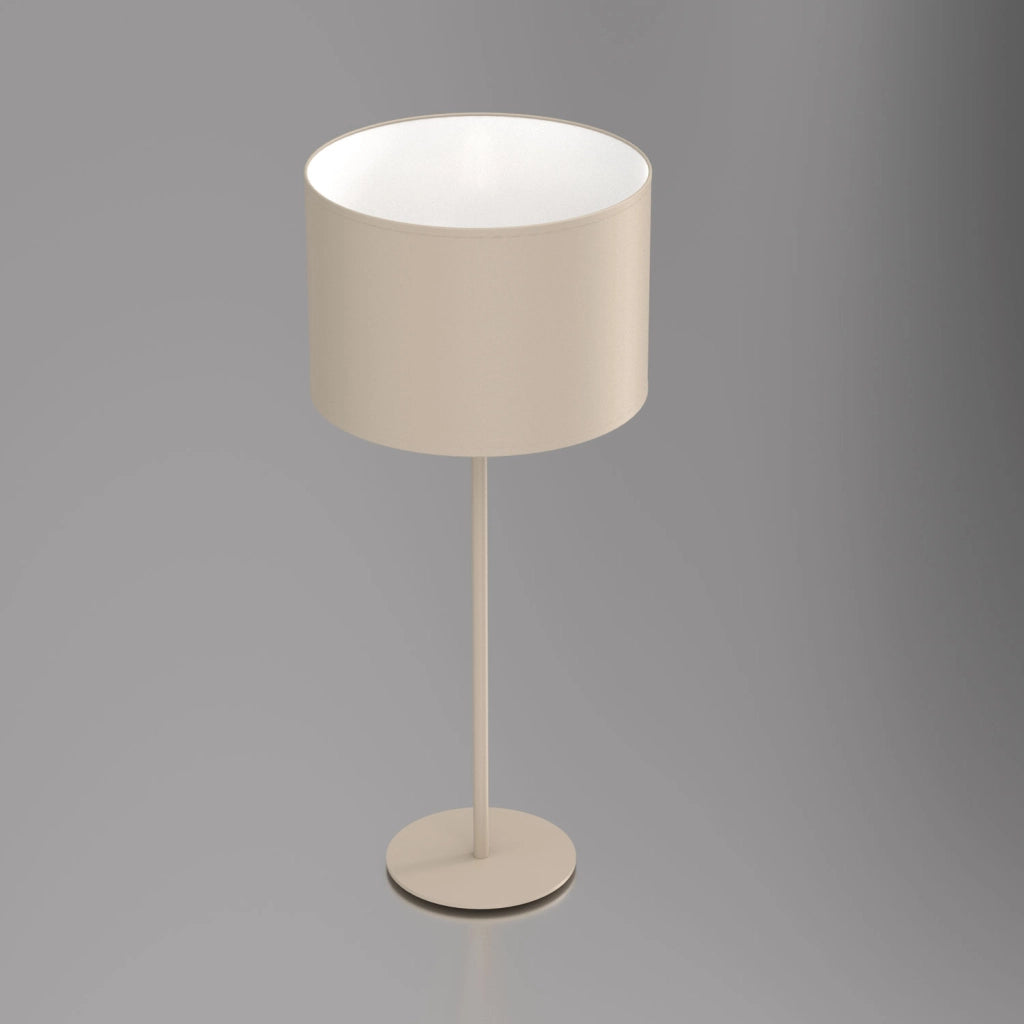 Lampada da tavolo Arden 1xE27 beige metallo Luminex