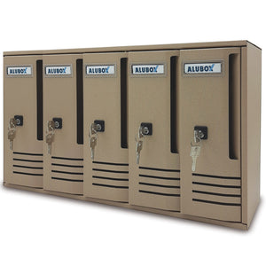 alubox cassetta cuboa 5 posti sabbia art.c5 cod:ferx.3738