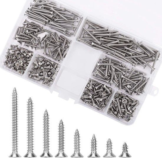 Assortimento di viti autoallogante, 400pz