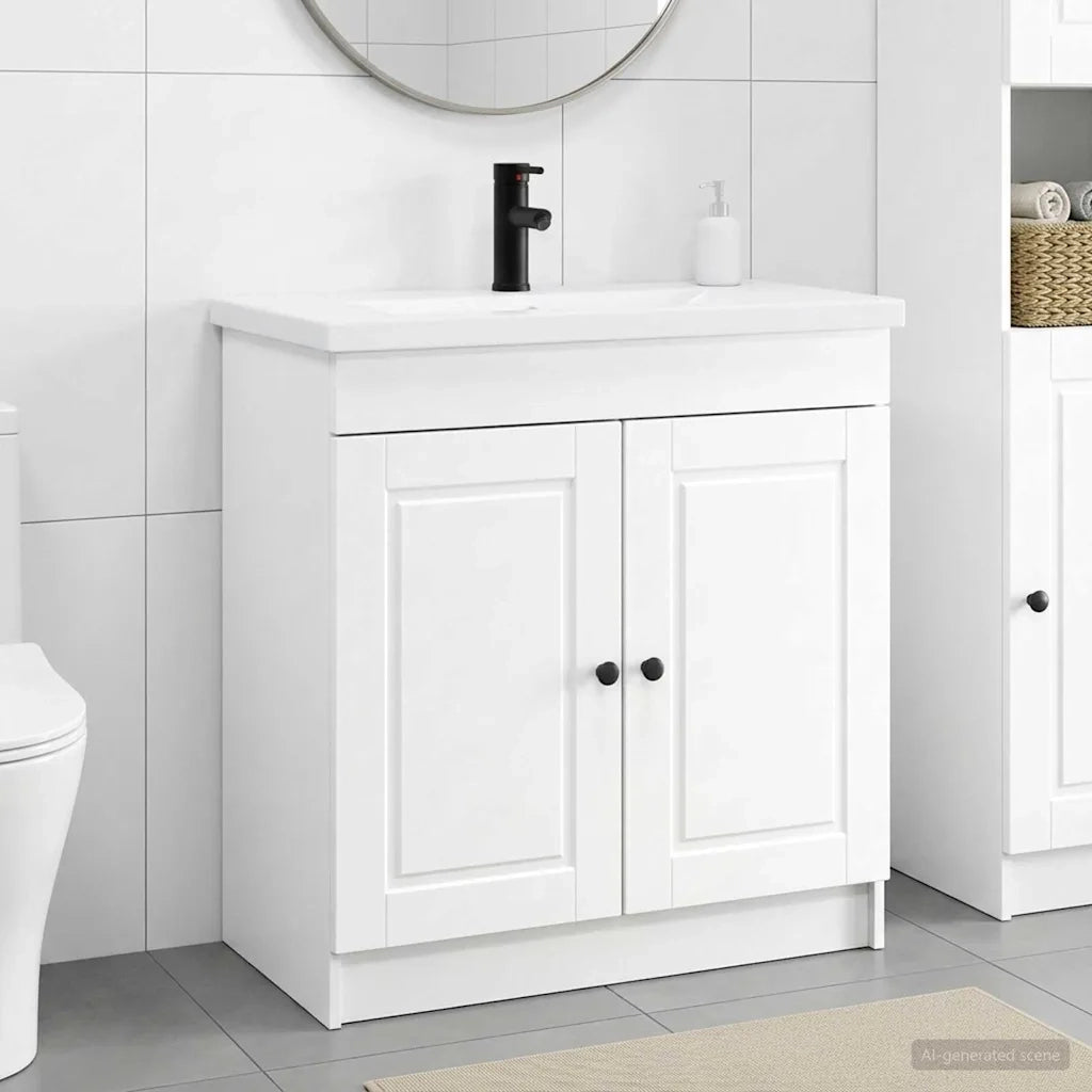 Set di mobili per il bagno Bianco 56 x 37,5 x 81 cm 3404124