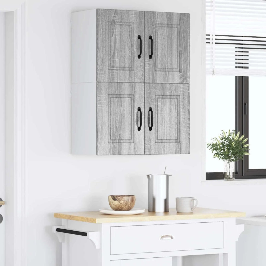 Armadietto a muro PORTO 2 pcs Grigio Sonoma 60 x 31 x 40 cm 885278