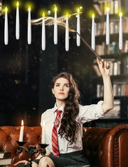 Decorazioni per Halloween - candele led fluttuanti con staffa magica a controllo remoto - candele led galleggianti - candele senza fiamma - batterie - Natale - matrimonio - festa - compleanno