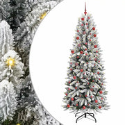 Albero di Natale artificiale con 300 LED Bianco 210 cm 3396057