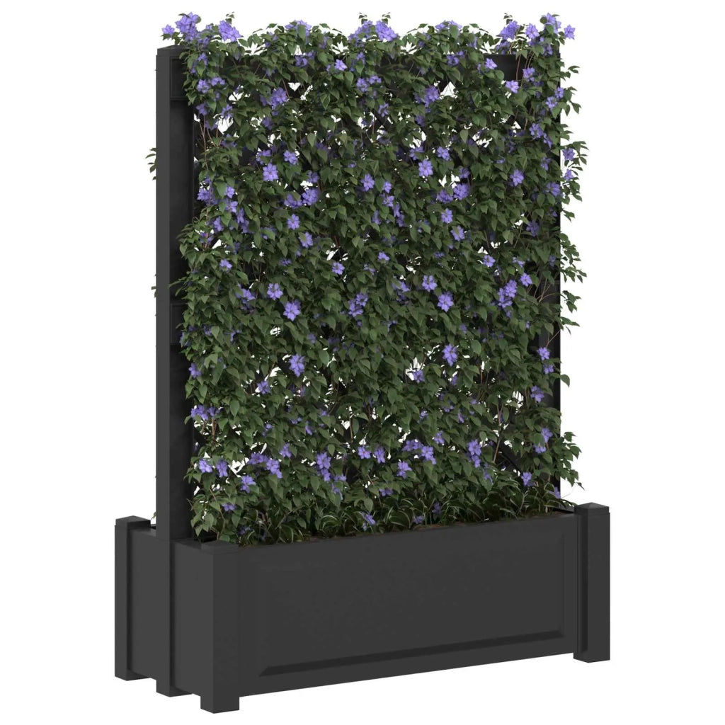 Grande vaso con trellis Antracite 99,5 x 43 x 133,5 PP