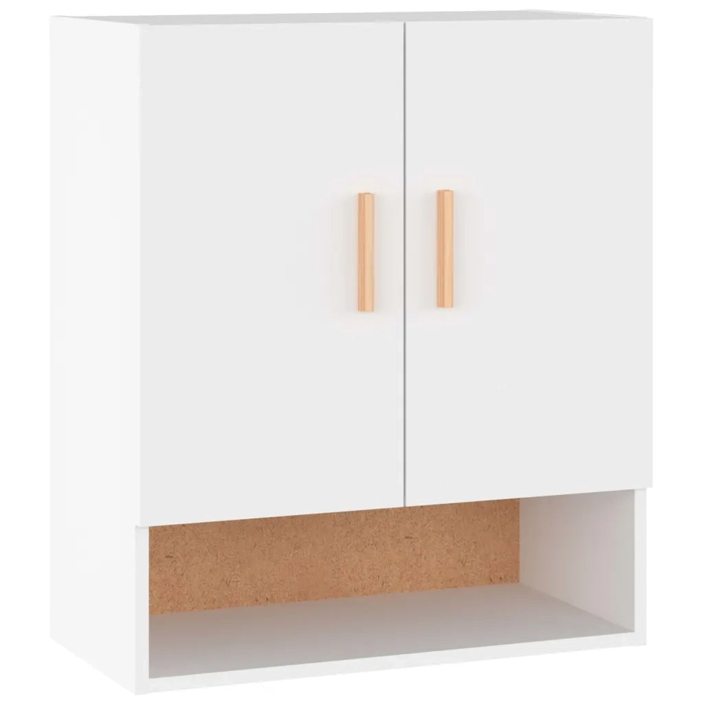 Armadietto a Muro Bianco 60x31x70 cm in Legno Multistrato 812870