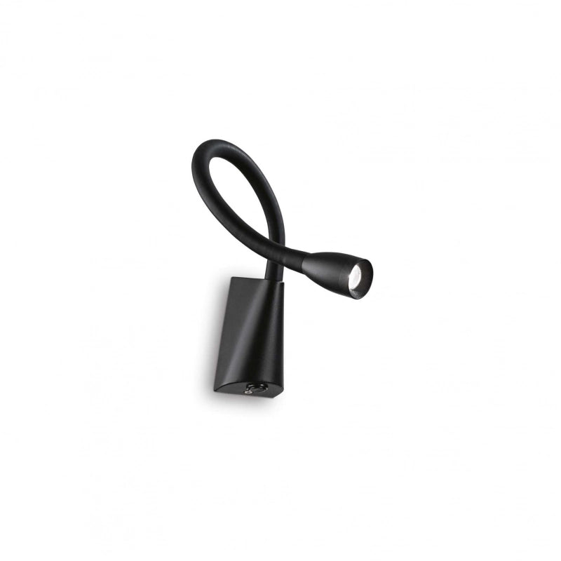 Lampada Da Parete Goose Ap Nero Ideal-Lux