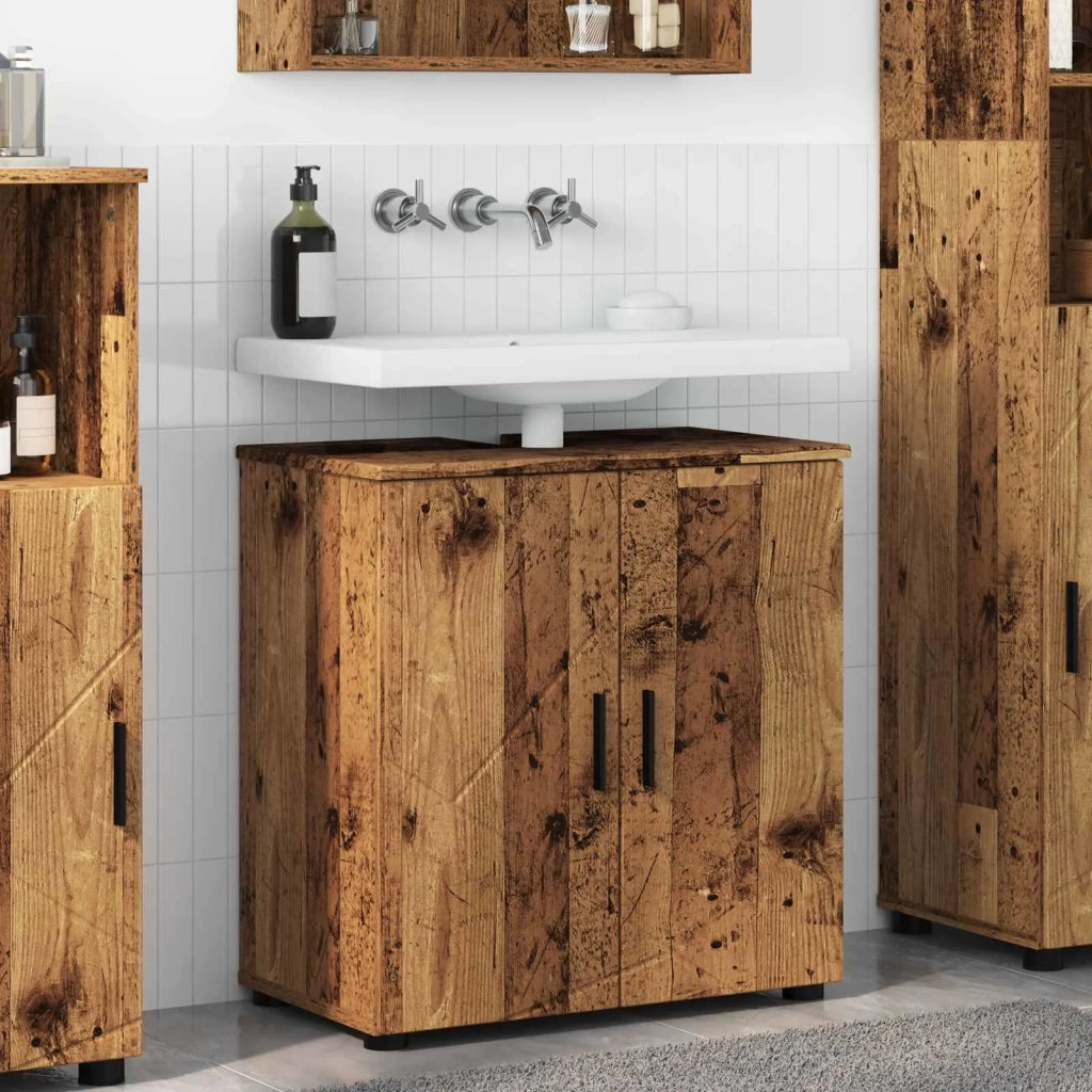 Mobile da Bagno con archiviazione Legno vecchio 61 x 35 x 64 cm 883292