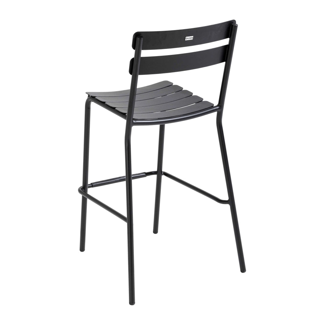 Oviala - Seggiolone da giardino nero