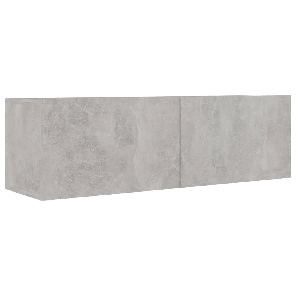 Set di mobili da 8 pezzi tra cui armadio credenza mobile TV televisore per soggiorno camera da letto salotto legno ingegnerizzato grigio 02_0025251