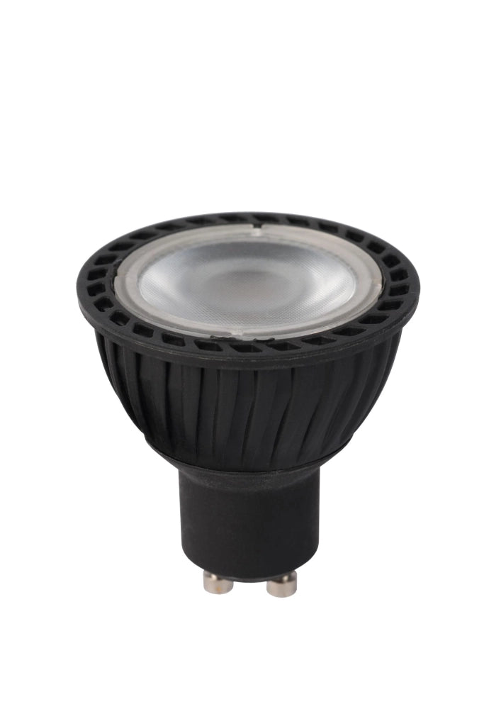 Lampadina LED riflettore GU10 nera 5W 2200K Lucide