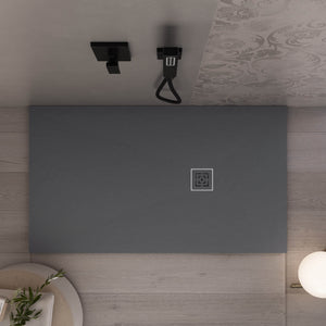 Piatto Doccia in Pietra 70x130 cm Bonussi Canton Antracite