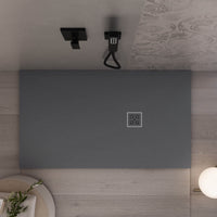 Piatto Doccia in Pietra 100x170 cm Bonussi Canton Antracite