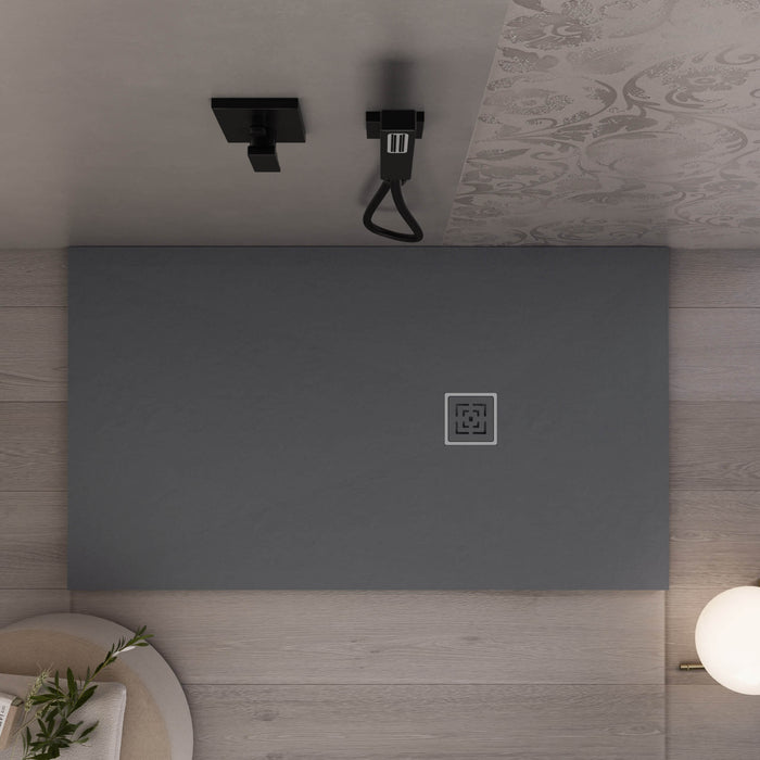 Piatto Doccia in Pietra 75x200 cm Bonussi Canton Antracite