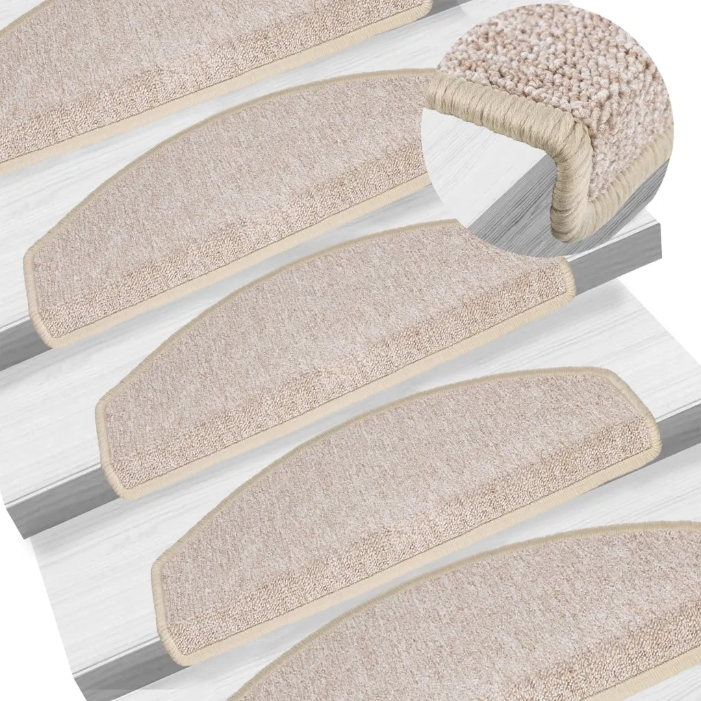 Tappetini per Scale 10 pz 65x28 cm Tortora cod mxl 68531