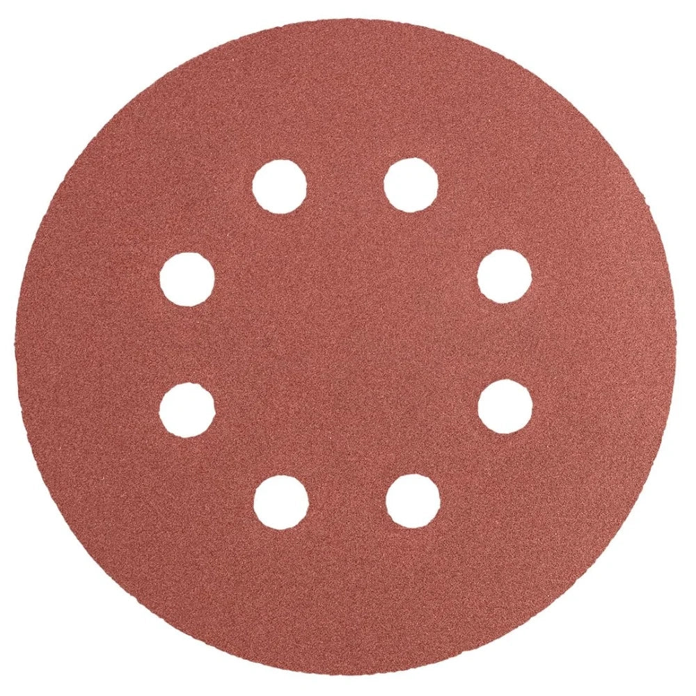 Topex 55h944 disco levigante con on velcro 125 mm k240 5 pezzi ds