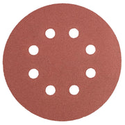 Topex 55h944 disco levigante con on velcro 125 mm k240 5 pezzi ds