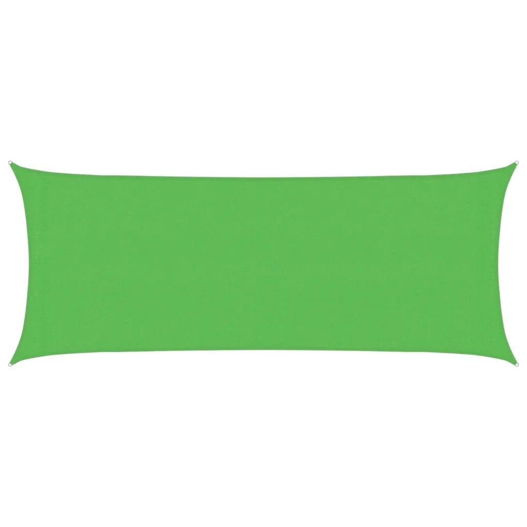Vela Parasole-Telo Ombra-Vela Ombreggiante 160 g/m2 Verde Chiaro 2x5 m in HDPE