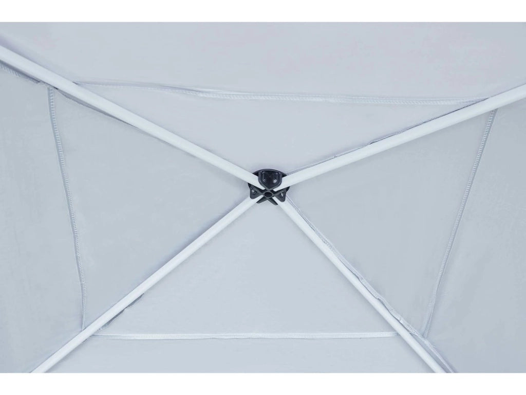 Gazebo da giardino pieghevole "Svetlana 4" - 12 m² - 3 x 4 m - Bianco